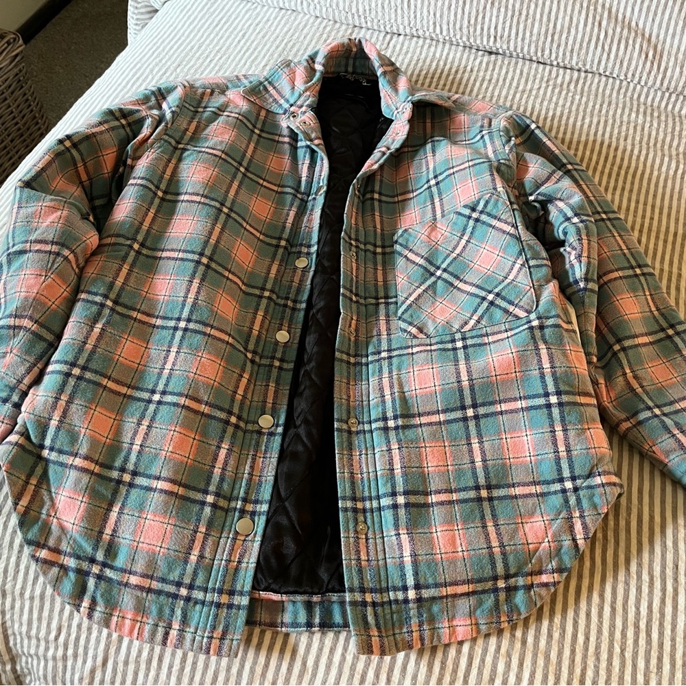 Rachel Comey Plaid Button-Up Shirt Jacket size 00